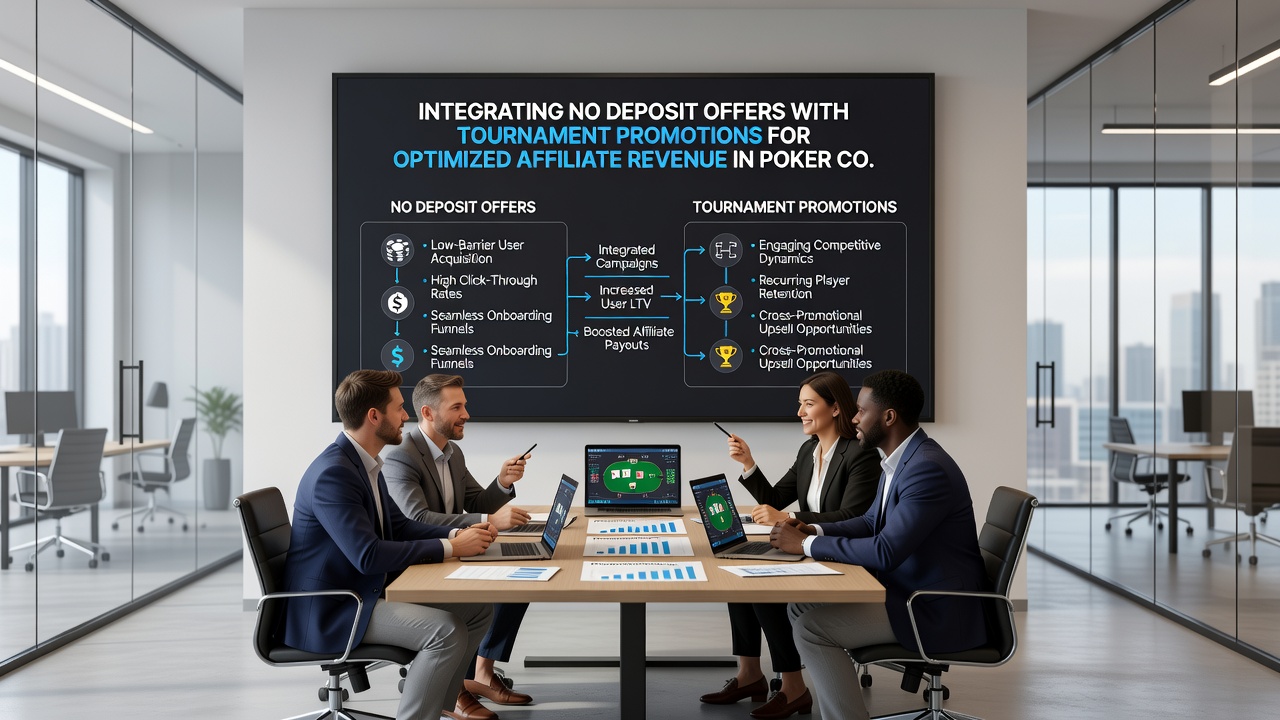Darstellung von Tracking-Mechanismen und Einnahme-Optimierung in integrierten Poker-Promotions