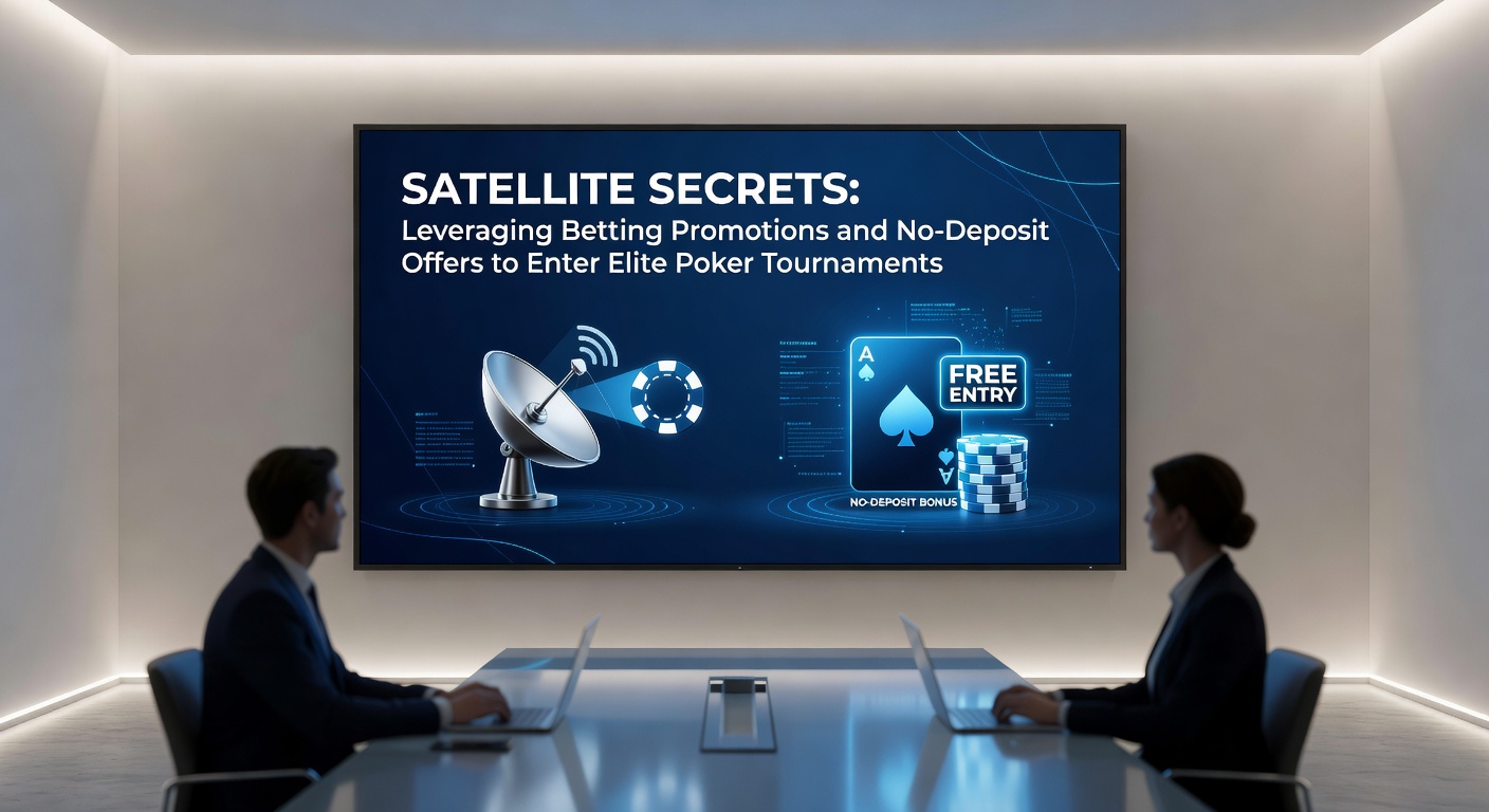 Grafik mit Strategie-Pfad von No-Deposit zu Elite-Turnier-Platz, inklusive Promotions-Icons