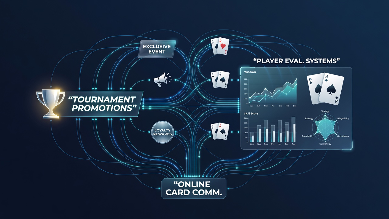 Darstellung von Datenflüssen und Algorithmen in Online-Poker-Communities