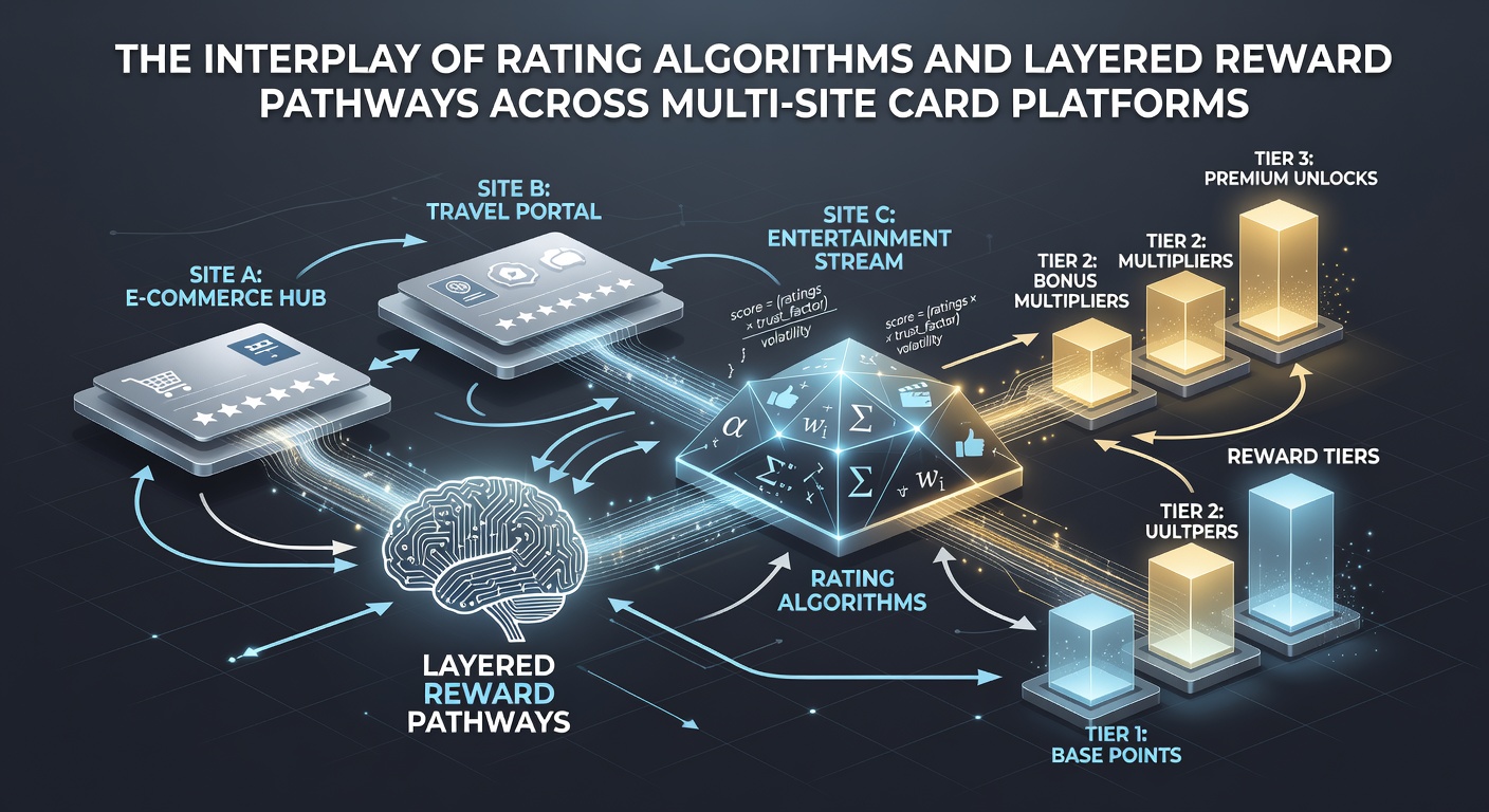 Darstellung der technischen Verknüpfung von Algorithmen und Belohnungsebenen in Kartenplattformen