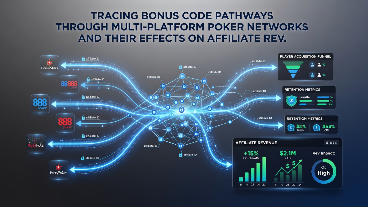 Analyse von Affiliate-Einnahmen durch vernetzte Bonuscode-Systeme
